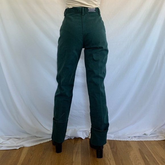 Vintage 80s Green Western Rockies Jeans - Picture 4 of 8